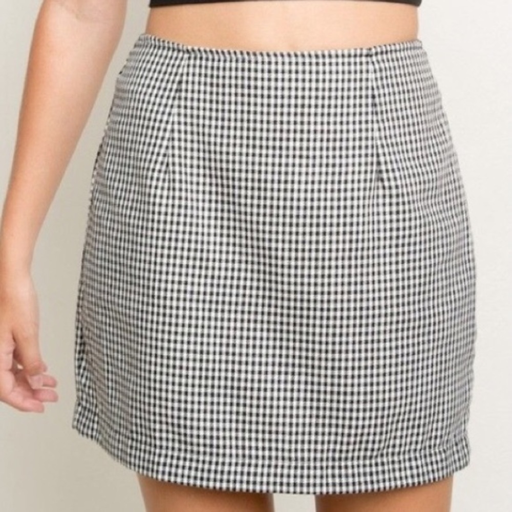 Black and white skirt